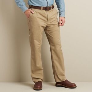 NWT! Duluth Men's DuluthFlex Ballroom Khaki Relaxed Fit Pants 34x30